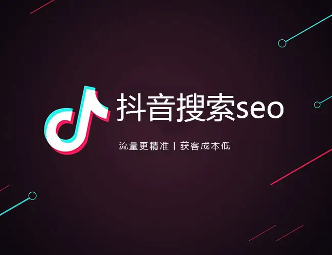 抖音SEO排名引流布局变现课程